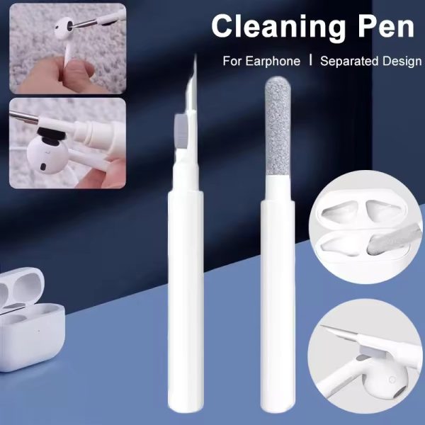 3 In 1 Cleaning Pen Tool Brush Kit For Mobile, Earphone, Earbuds & Airpods - Techtopia