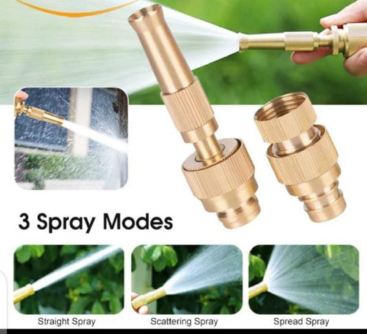 3 Spray Modes – Adjustable Garden Spray Gun Lawn Plant Irrigation High Pressure Water Car Sprinkler Wash Spray Nozzle Home Cleaning - Techtopia