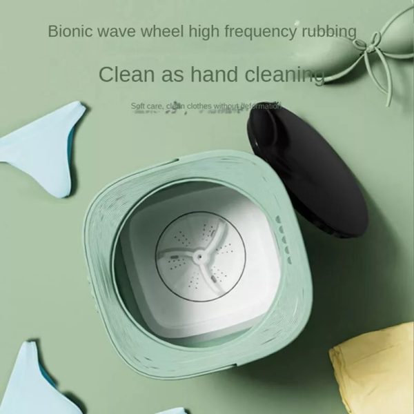 6.5l Portable Foldable Washing Machine Basket Random Color - Techtopia