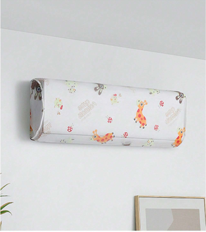 Air Conditioner Dust Cover Wall Mounted Indoor Hanging Dustproof Protective Cover (random Print) 1 Ton - Techtopia