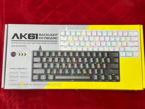 Ak61 Wired Mechanical Gaming Keyboard Feel Backlight - Techtopia