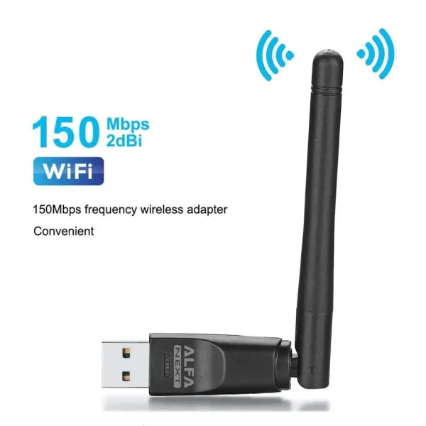 Alfa Wifi Usb W114 3dbi Rtl 8188 Antenna Adopter - Techtopia