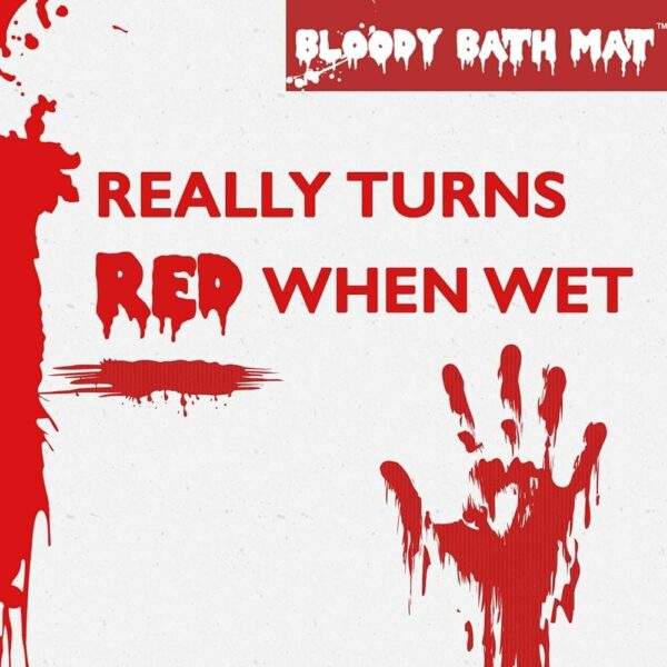 Bloody Bath Mat ,color Changing Mat ,horror Mat - Techtopia