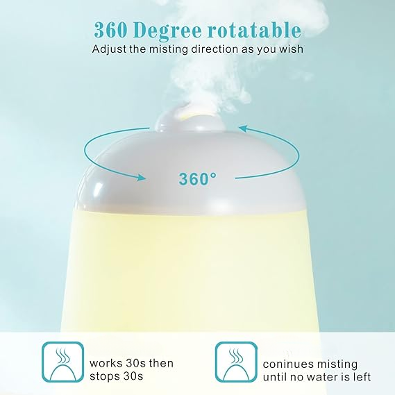 Cold Mist Aromatherapy Humidifier Electric Aroma Infuser For Home Bedroom Office - Techtopia