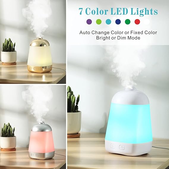 Cold Mist Aromatherapy Humidifier Electric Aroma Infuser For Home Bedroom Office - Techtopia