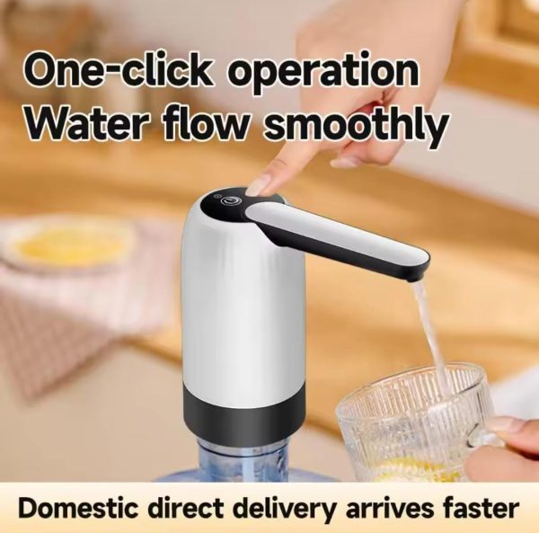 Drinking Water Bottle Pump Automatic Drinking Water Pump Mini Portable Household Water Dispenser Usb One Click Drinking Water - Techtopia