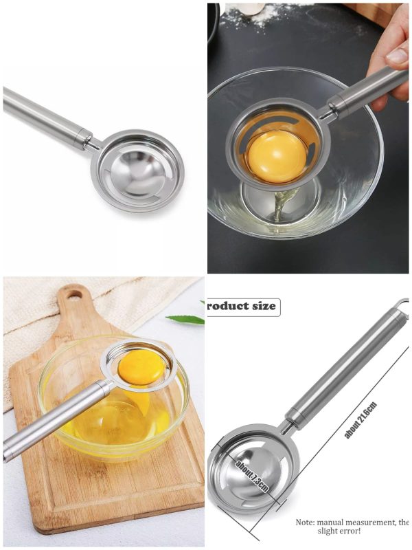 Egg Yolk Separator Stainless Steel – 1 Piece - Techtopia