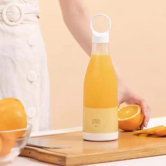 Electric Juicer Bottle | Blend Fruits And Drink – 420ml (rechargable) - Techtopia