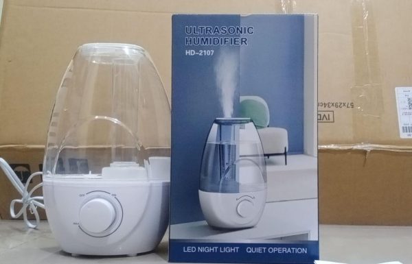 Hd-2107 Ultrasonic Room Humidifier Cold Mist Maker 2.5 Litre Water Capacity With Night Light - Techtopia