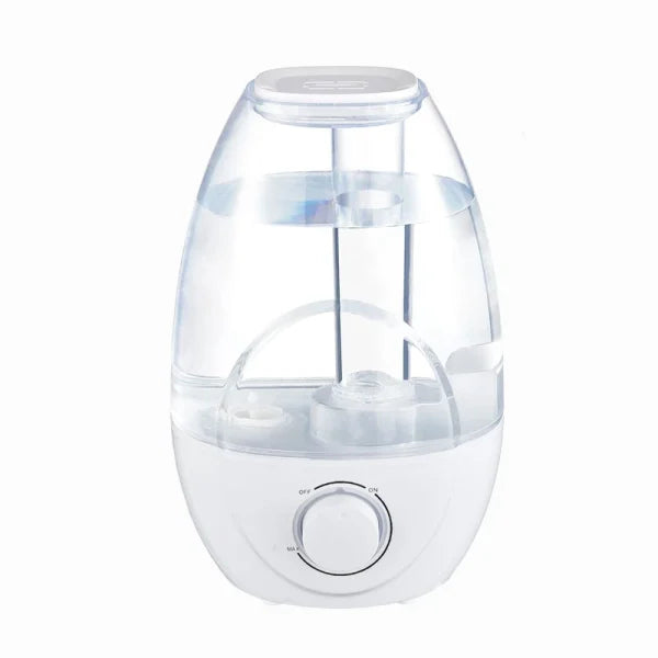 Hd-2107 Ultrasonic Room Humidifier Cold Mist Maker 2.5 Litre Water Capacity With Night Light - Techtopia