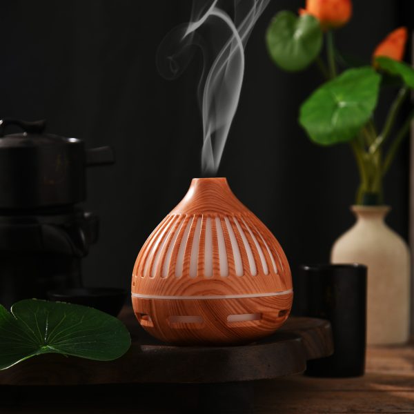 Humidifier H²o Ultrasonic Aroma Humidifier 7 Colour Changing Led Lights Air Humidifier Night Light For Office Living Room Indoor - Techtopia