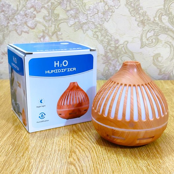 Humidifier H²o Ultrasonic Aroma Humidifier 7 Colour Changing Led Lights Air Humidifier Night Light For Office Living Room Indoor - Techtopia