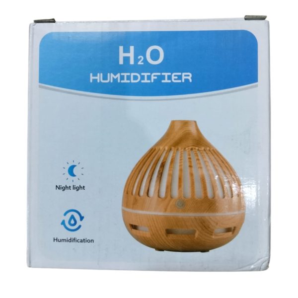 Humidifier H²o Ultrasonic Aroma Humidifier 7 Colour Changing Led Lights Air Humidifier Night Light For Office Living Room Indoor - Techtopia