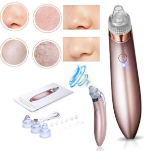 Blackhead Remover Face Acne Black Dot Pimple Electric Blackhead Vacuum Cleaner Pore Skin Care Tools Machine 4 Replacement Head - Techtopia