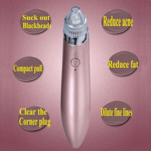 Blackhead Remover Face Acne Black Dot Pimple Electric Blackhead Vacuum Cleaner Pore Skin Care Tools Machine 4 Replacement Head - Techtopia