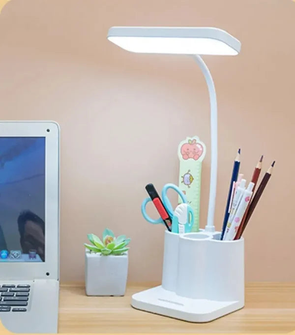 Led Learning Dormitory Bedroom Bedside Reading Night Light Table Lamp (qp-2209-b) - Techtopia