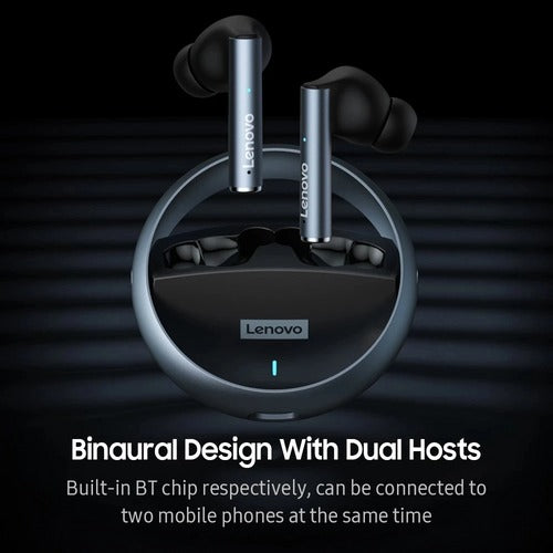 Lenovo Livepods Lp60 True Wireless Bluetooth Earbuds Rotatable Metal Cavity Ring - Techtopia