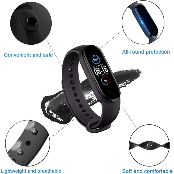 M5 Band Sport Wristband Blood Pressure Monitor Heart Rate For Android And Ios With Fitpro App - Techtopia