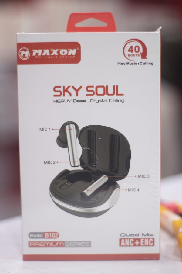 Maxon B-102 Sky Soul Earbuds Active Noise Cancellation (anc) Bt Version: Bt 5.3 - Techtopia