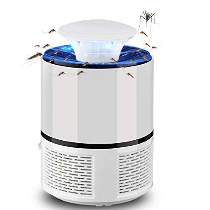 Mosquito Trap With Killer Lamp | Eco Friendly Chemical Free Usb Connected Uv Led Light Fly Bug Di-speller With Suction Fan Repellent Lamp - Techtopia