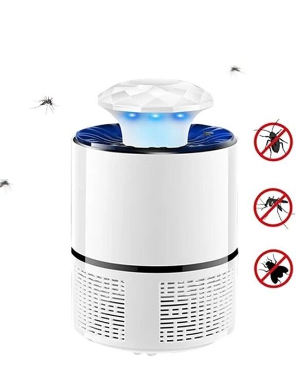 Mosquito Trap With Killer Lamp | Eco Friendly Chemical Free Usb Connected Uv Led Light Fly Bug Di-speller With Suction Fan Repellent Lamp - Techtopia