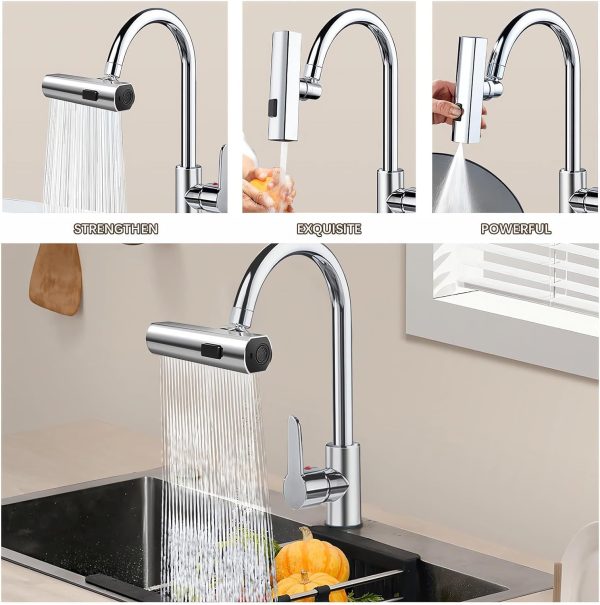 Multifunctional Kitchen Sink Waterfall Faucet - Techtopia