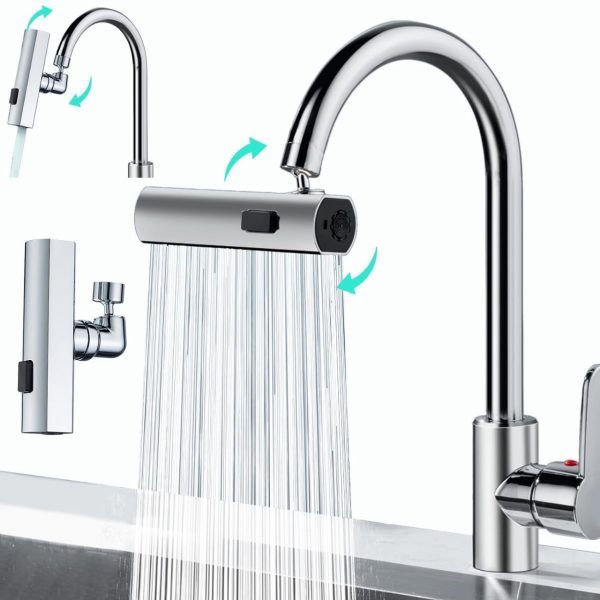 Multifunctional Kitchen Sink Waterfall Faucet - Techtopia