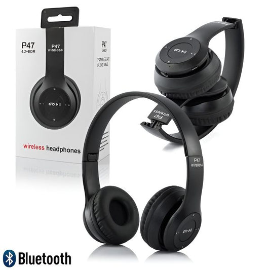 P47 Wireless Headphones Invincible Ultra Small Bluetooth Headset For Gaming - Techtopia