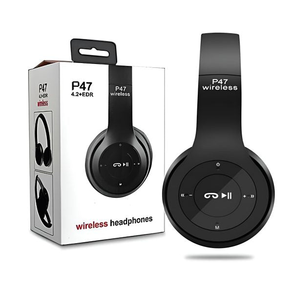 P47 Wireless Headphones Invincible Ultra Small Bluetooth Headset For Gaming - Techtopia