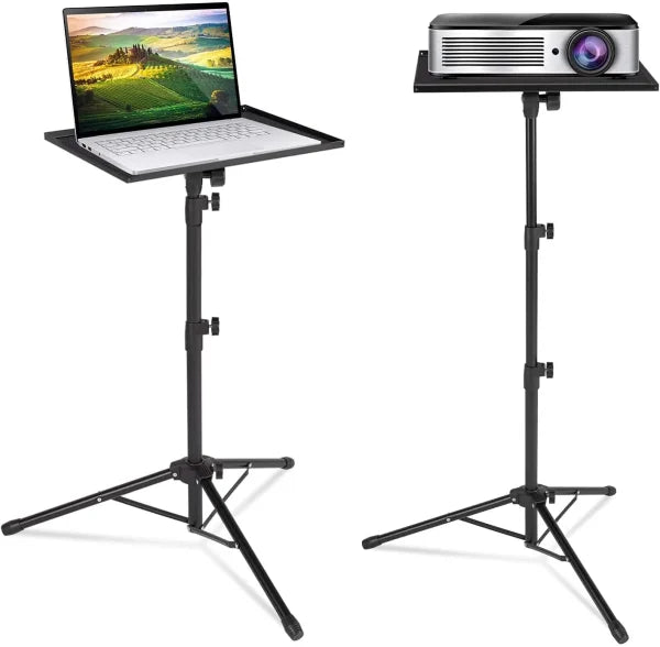 Portable Projector And Laptop Stand Table Tripod (height Adjustable 45-120cm) - Techtopia