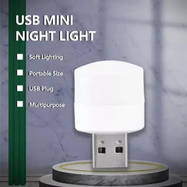 Portable Usb Light For Room Mini Usb Led Night Light Bulb Multipurpose Usb Lighting Bulb – (pack Of 2) - Techtopia