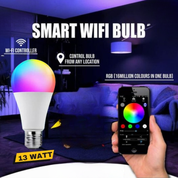 Rgb Bulb / Smart Wifi Led Light Bulb - Techtopia