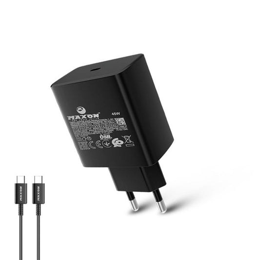 Maxon T-200 Super Fast 45w Type C Charger Best For Samsung Mobiles,45w Output,super Fast Charger,type C To C