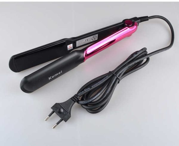 Kemei Km – 2113 Tourmaline Ceramic Coating Styling Tools Fast Heating Flat Iron Professional Electric Hair Straightener | Best Quality Straightener