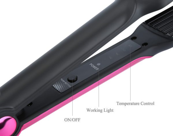 Kemei Km – 2113 Tourmaline Ceramic Coating Styling Tools Fast Heating Flat Iron Professional Electric Hair Straightener | Best Quality Straightener