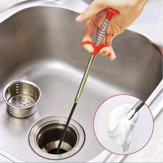 Sink Cleaner Tool, Drain Auger Hair Catcher, For Bathroom