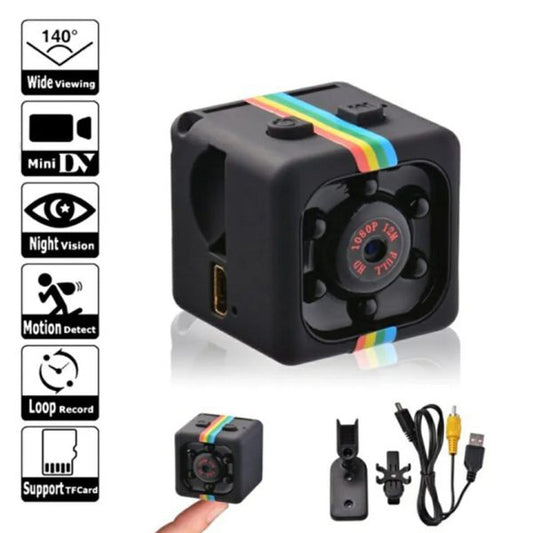 Sq11 Mini Camera Hd 1080p Sensor Night Vision Camcorder Motion Dvr Micro Camera - Techtopia