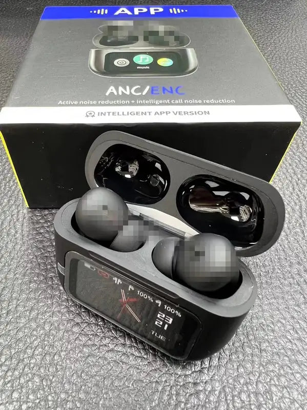 Ultimate A9 App Pro Anc/enc Display Touch Control Bt 5.4 Wireless Earbuds With Zwsvibe App - Techtopia