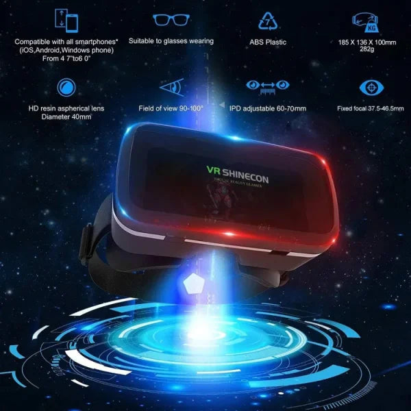 Vr Box – 3d Virtual Reality Box. With Remote ( Black ) | Model – Vr Shincorne. - Techtopia