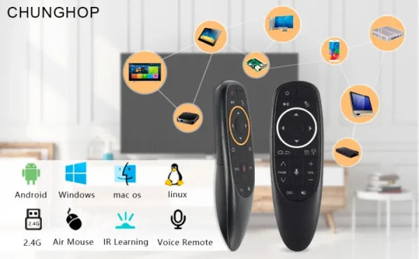 Wireless Air Mouse With Voice Control Youtube, Netflix For Android Mobile And Smart Tv And Tablets - Techtopia