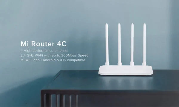 Xiaomi Mi 4c Router 300mbps Wifi Router 5dbi 2.4ghz 802.11a/b/g With Four Antennas - Techtopia